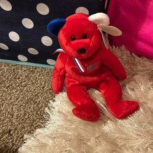 Ty Vintage NWT ty beanie baby AMERICAN RED CROSS HIGHLY COLLECTED